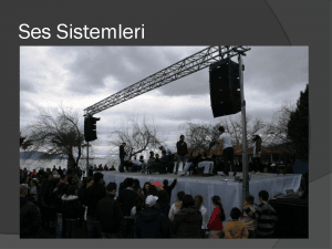 Ses Sistemi Kiralama Sahne Kiralama