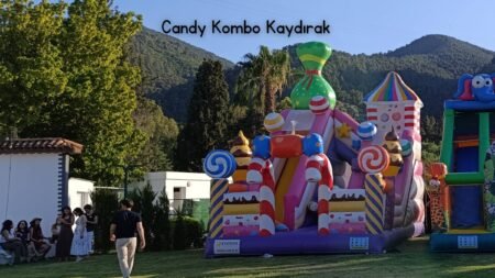 Candy Kombo Kaydırak - Şişme Oyuncak Kiralama İzmir Organizasyon (2)