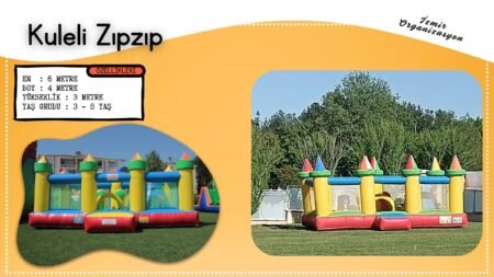Kuleli Zıpzıp - Şişme Oyuncak Kiralama İzmir Organizasyon