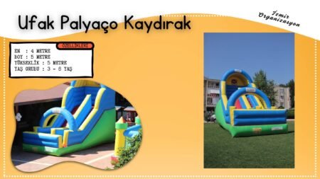 Palyaço Şişme Kaydırak