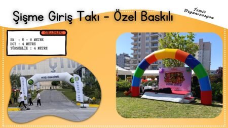 Şişme Giriş Takı Şişme Oyun Parkuru Şişme Oyuncak Kiralama İzmir Organizasyon