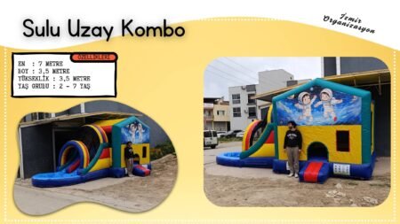 Sulu Uzay Kombo - Şişme Oyuncak Kiralama İzmir Organizasyon