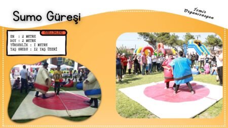 Sumo Büreşi Şişme Oyun Parkuru Şişme Oyuncak Kiralama İzmir Organizasyon