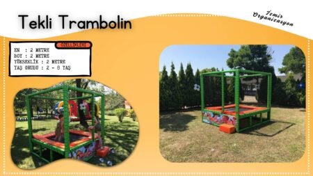 Tekli Tarmbolin Soft Play Şişme Oyun Parkuru Şişme Oyuncak Kiralama İzmir Organizasyon